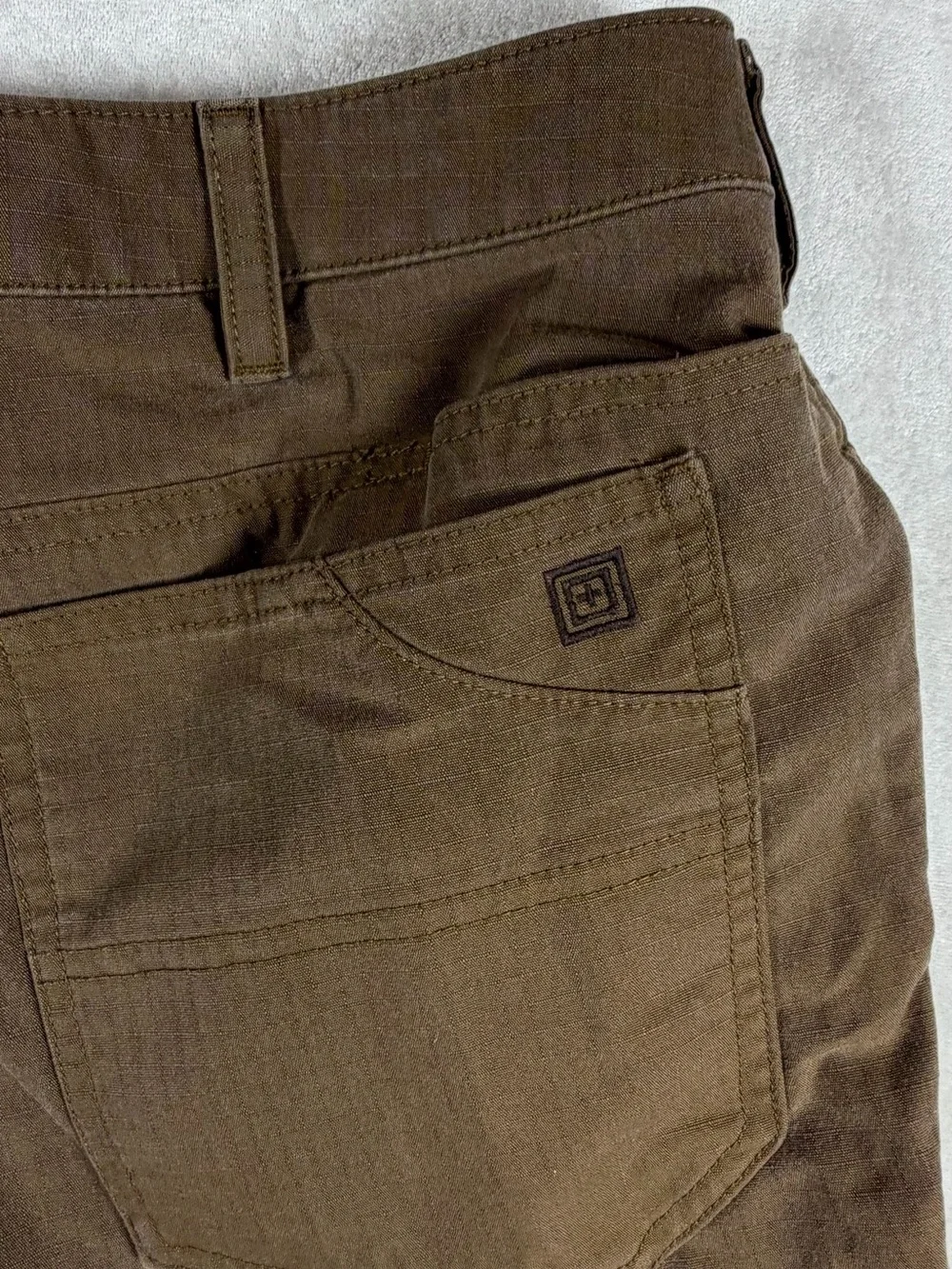 5.11 Tactical 36W 32L Men's Brown Canvas Tough Workwear Hiking Chinos